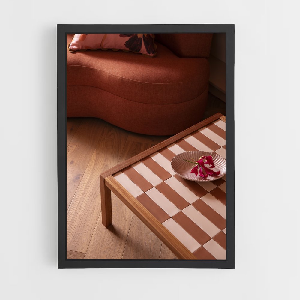 ap-coffee table-5 cadre Noir