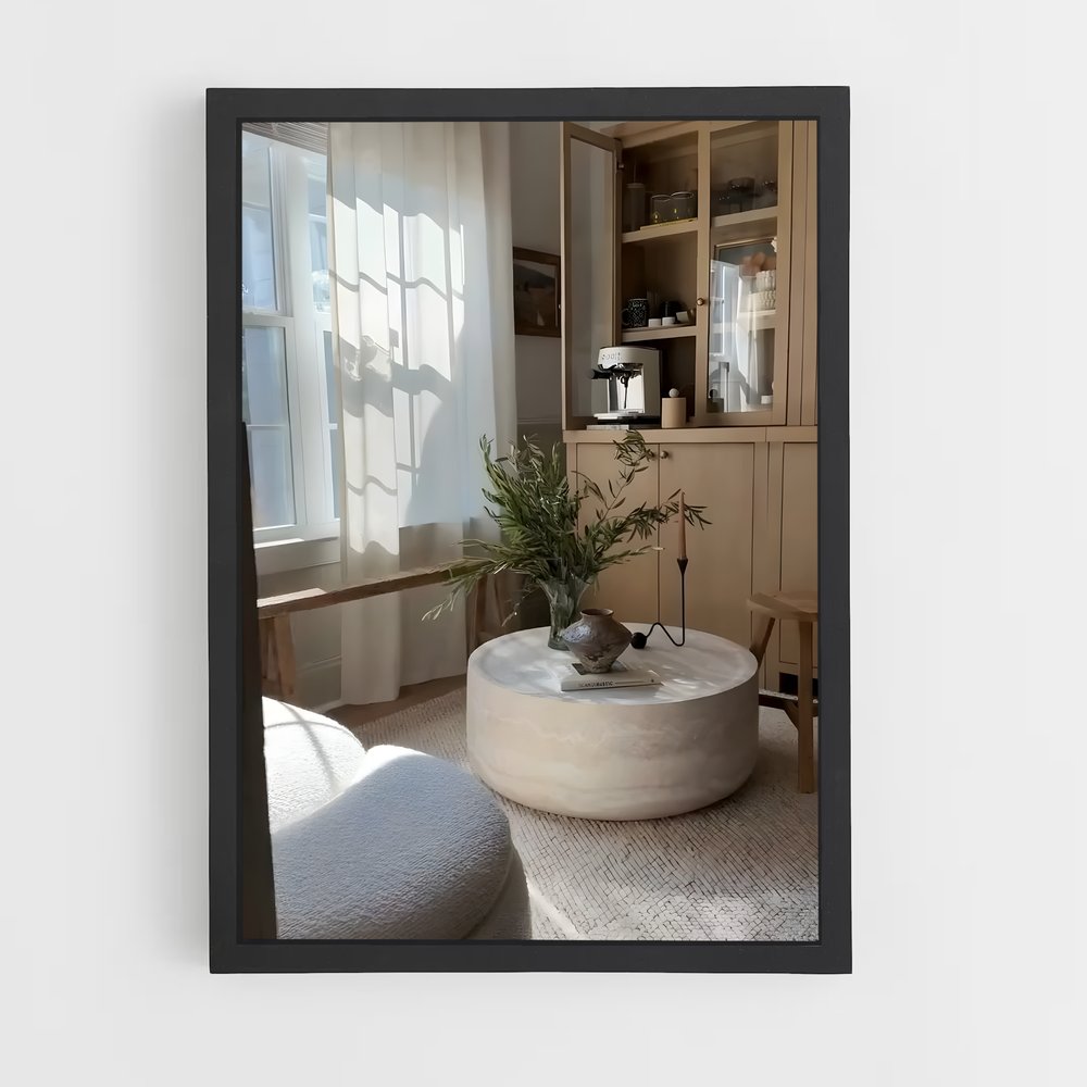 ap-coffee table-7 cadre Noir