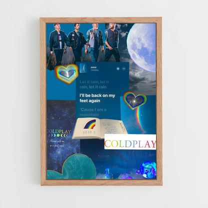 ap-coldplay-11 cadre Bois clair