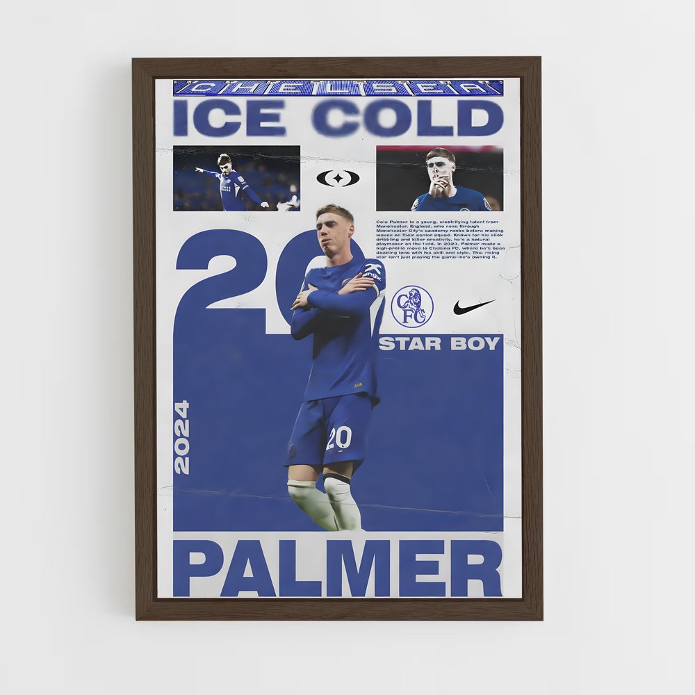 ap-cole palmer-3 cadre Bois foncé