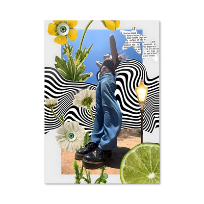 Poster Évasion Citronnée