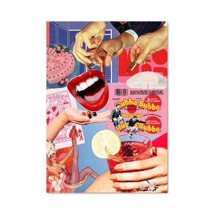 Poster Collage Éclectique
