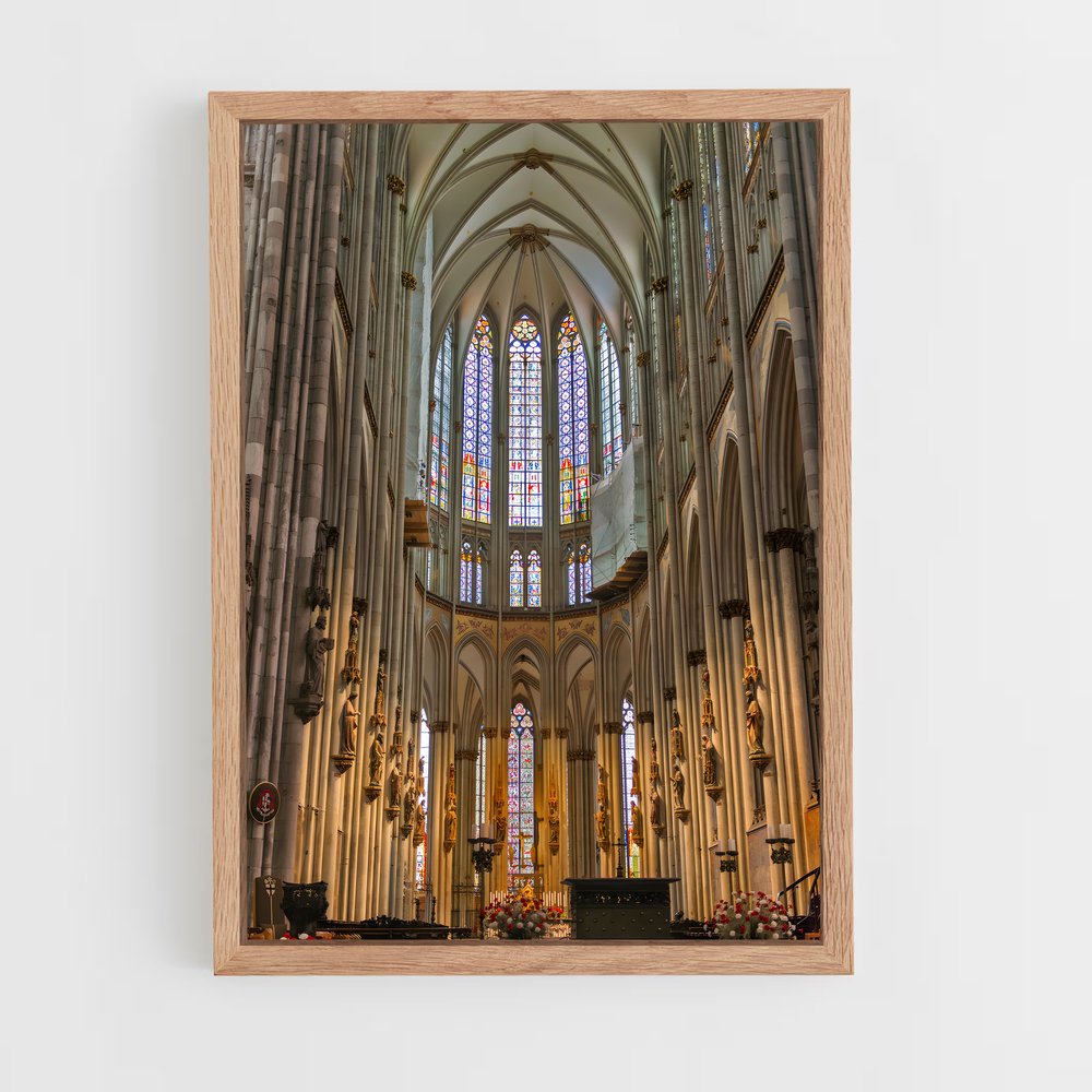 ap-cologne cathedral-3 cadre Bois clair