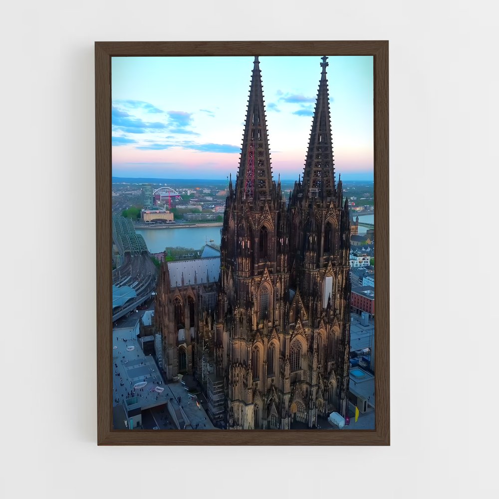 ap-cologne cathedral-8 cadre Bois foncé