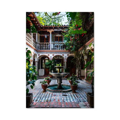 Poster Oasis Coloniale