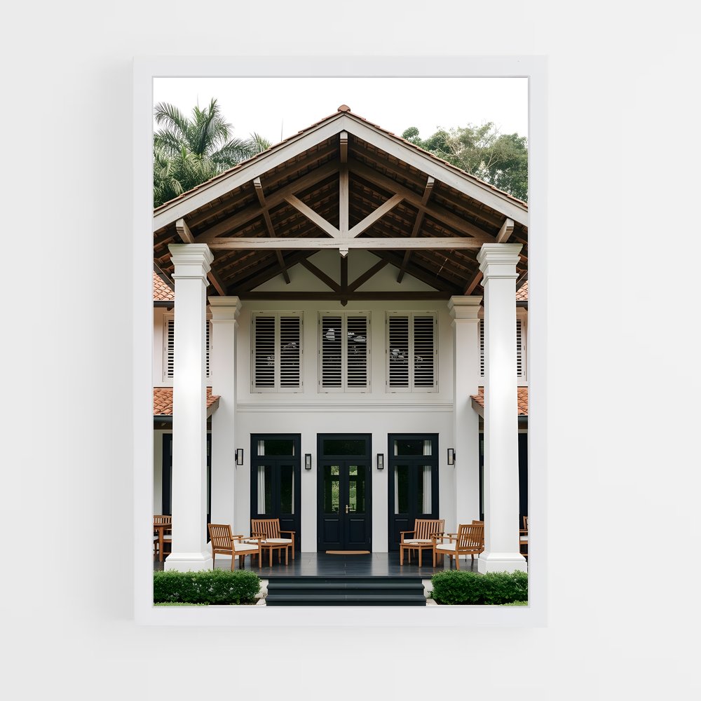 ap-colonial architecture-1 cadre Blanc