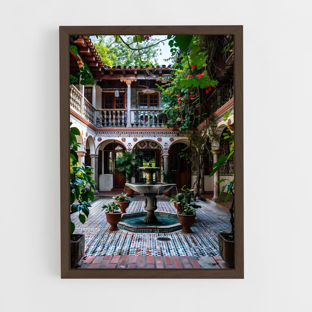 ap-colonial architecture-10 cadre Bois foncé