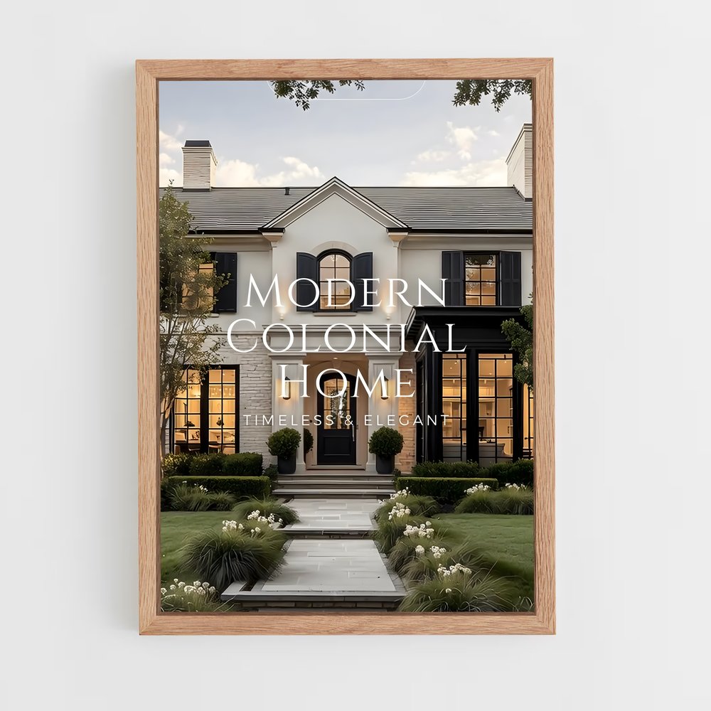 ap-colonial architecture-2 cadre Bois clair