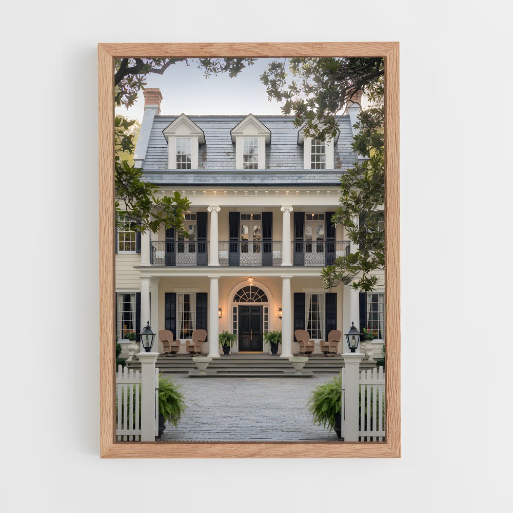 ap-colonial architecture-5 cadre Bois clair