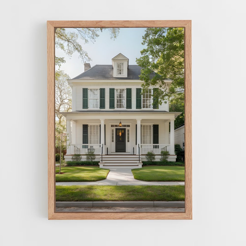 ap-colonial architecture-6 cadre Bois clair