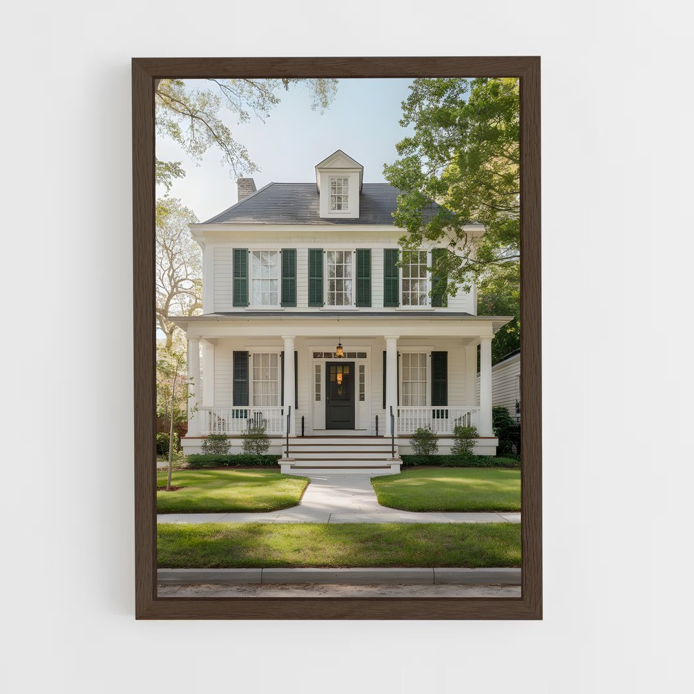 ap-colonial architecture-6 cadre Bois foncé