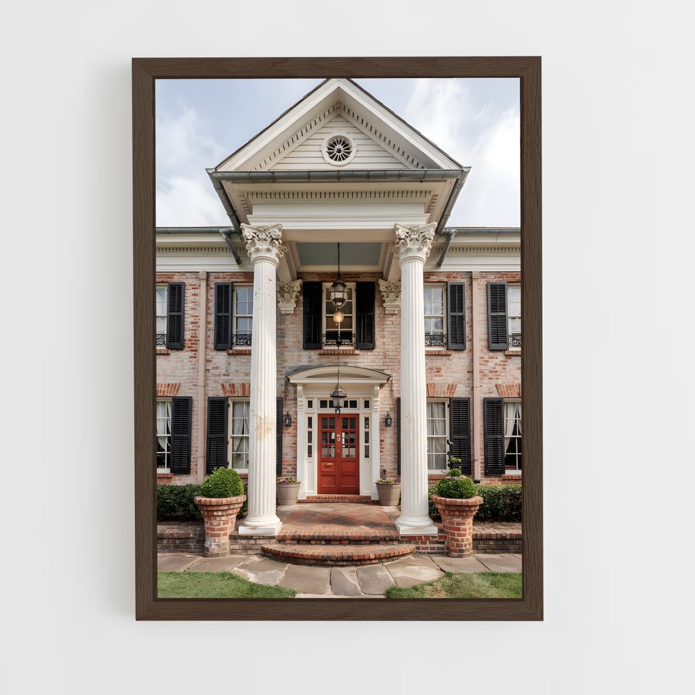 ap-colonial architecture-7 cadre Bois foncé