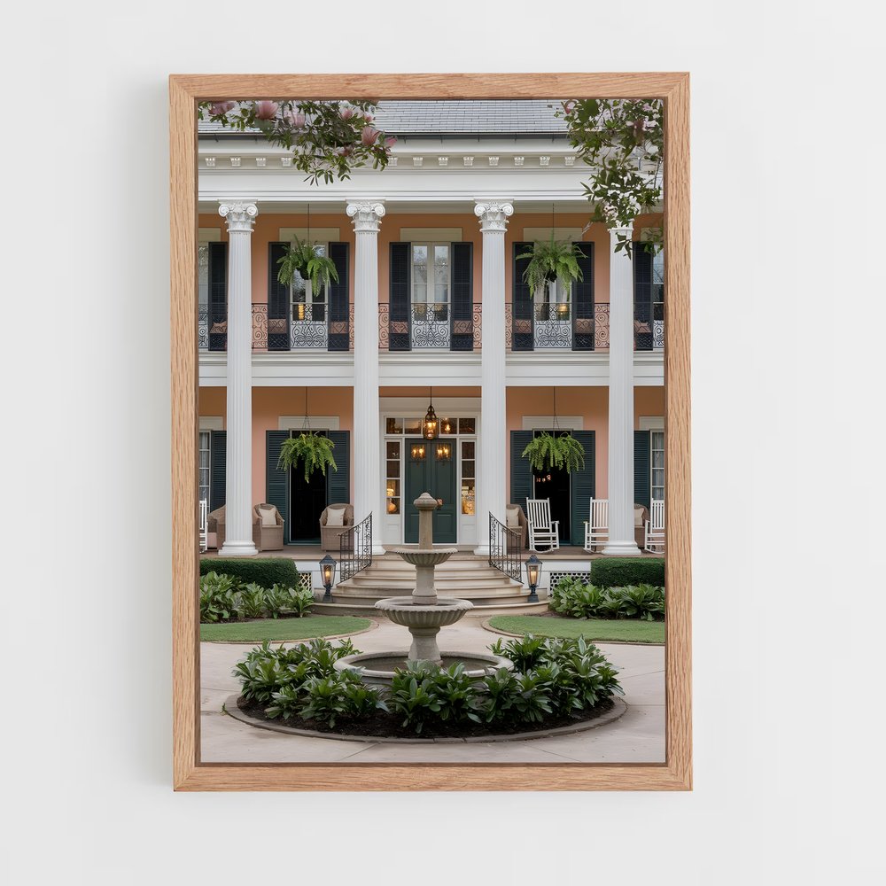 ap-colonial architecture-8 cadre Bois clair