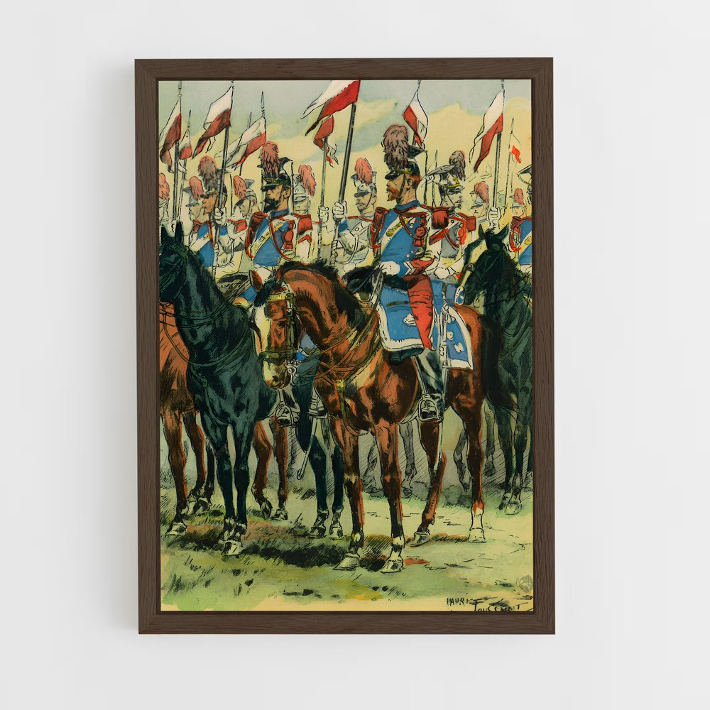 ap-colonial empire-2 cadre Bois foncé
