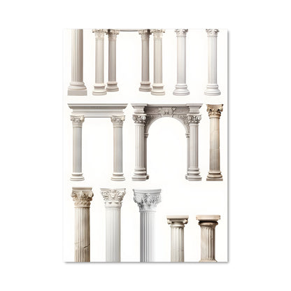 Poster Colonnade Éternelle