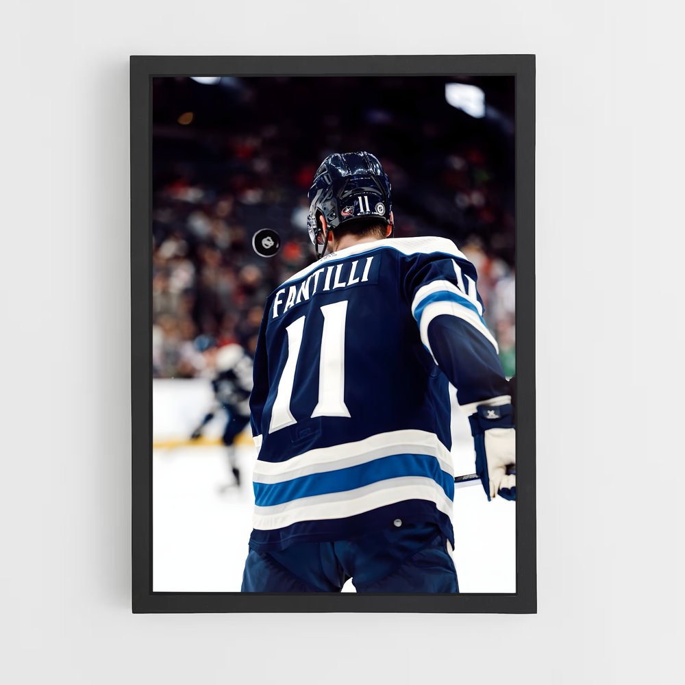 ap-columbus blue jackets-7 cadre Noir