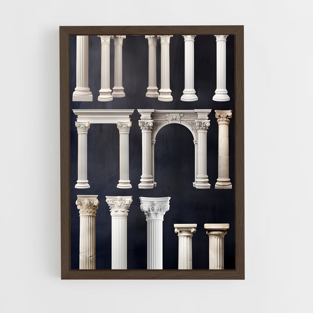 ap-columns-5 cadre Bois foncé