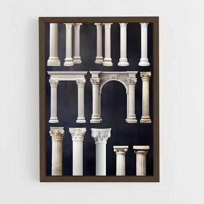 ap-columns-5 cadre Bois foncé