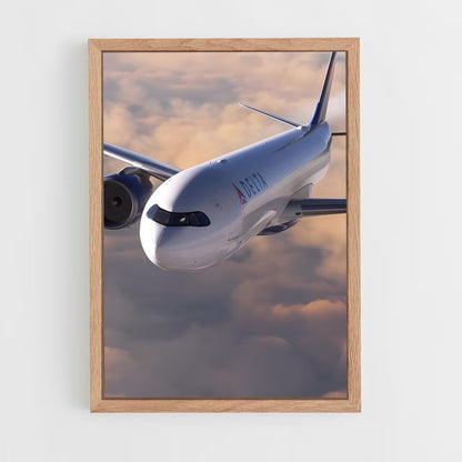 ap-commercial planes-4 cadre Bois clair