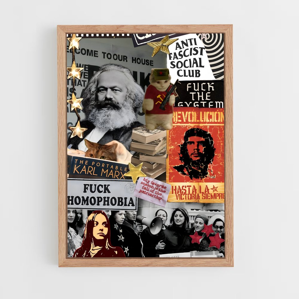 ap-communism-1 cadre Bois clair