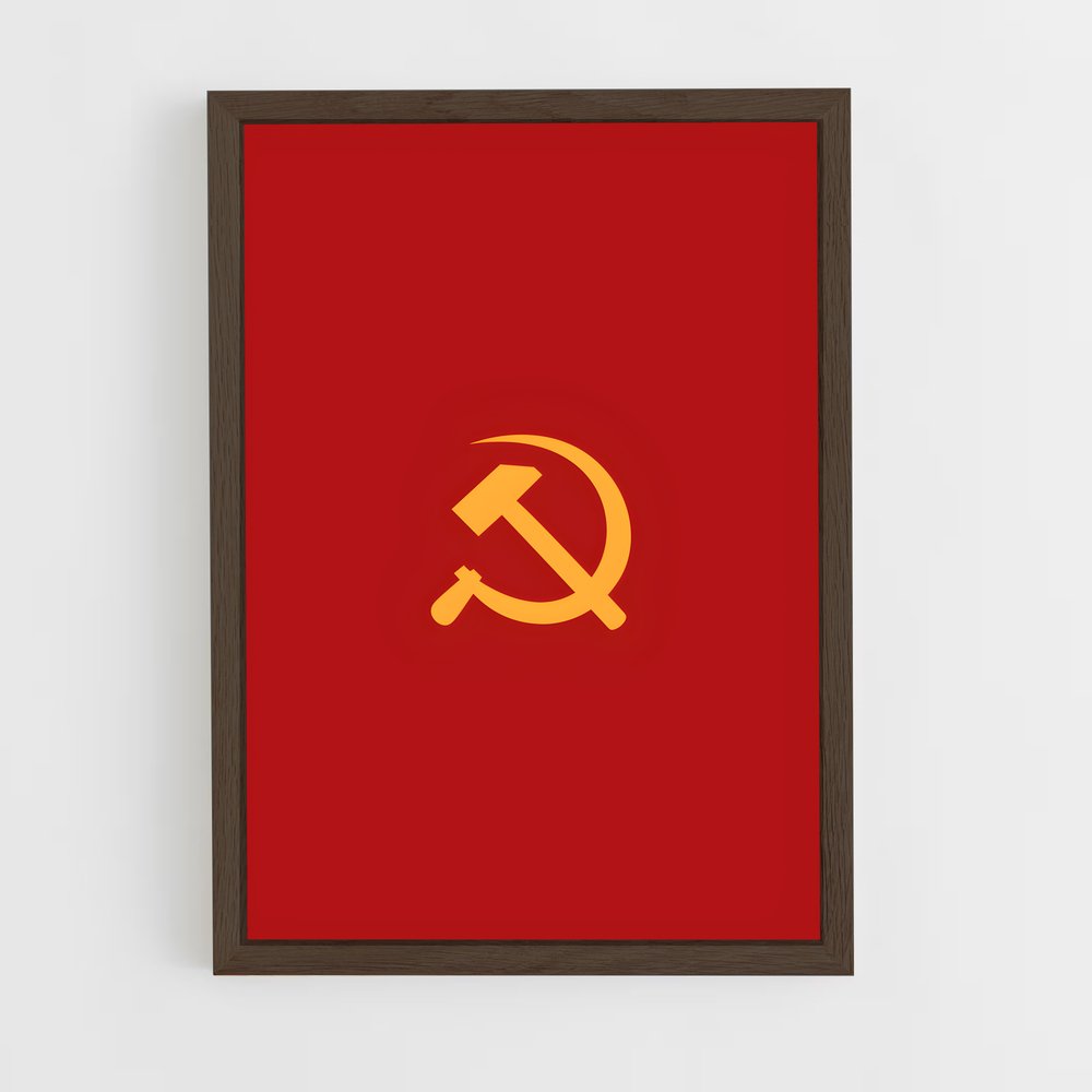 ap-communism-3 cadre Bois foncé