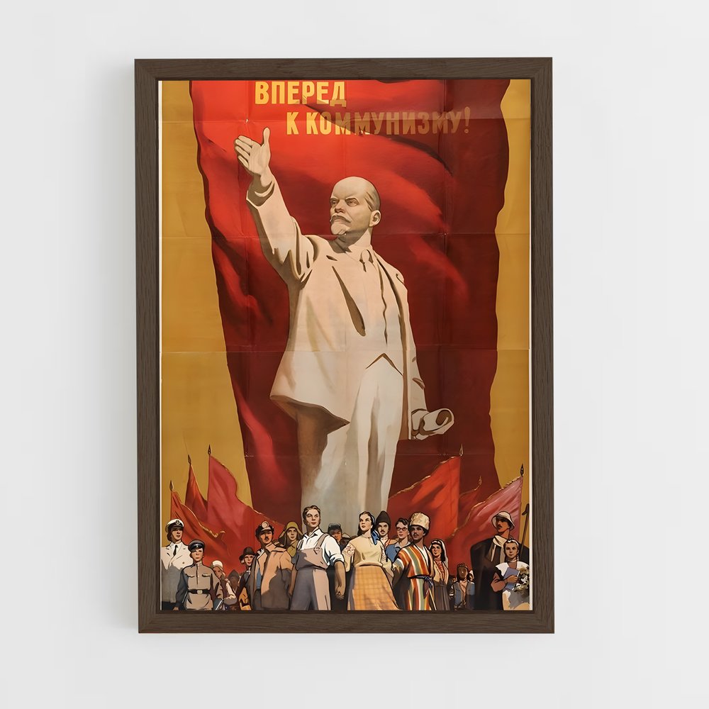 ap-communist party russia-2 cadre Bois foncé