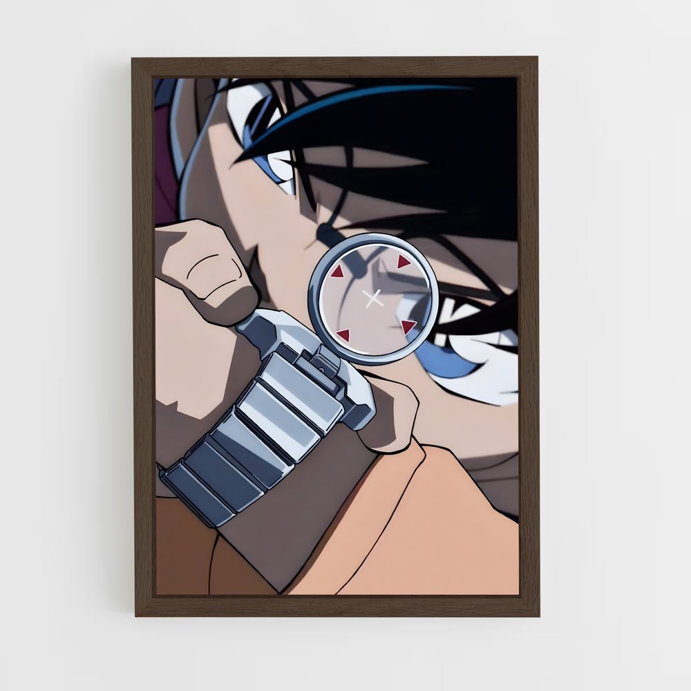 ap-conan edogawa-2 cadre Bois foncé