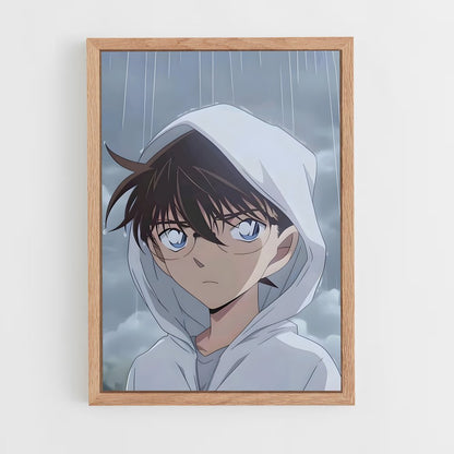 ap-conan edogawa-4 cadre Bois clair