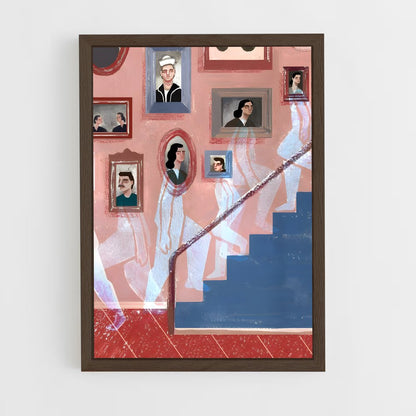 ap-conceptual art-1 cadre Bois foncé