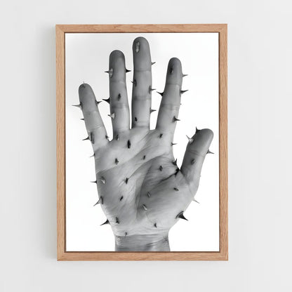 ap-conceptual art-4 cadre Bois clair