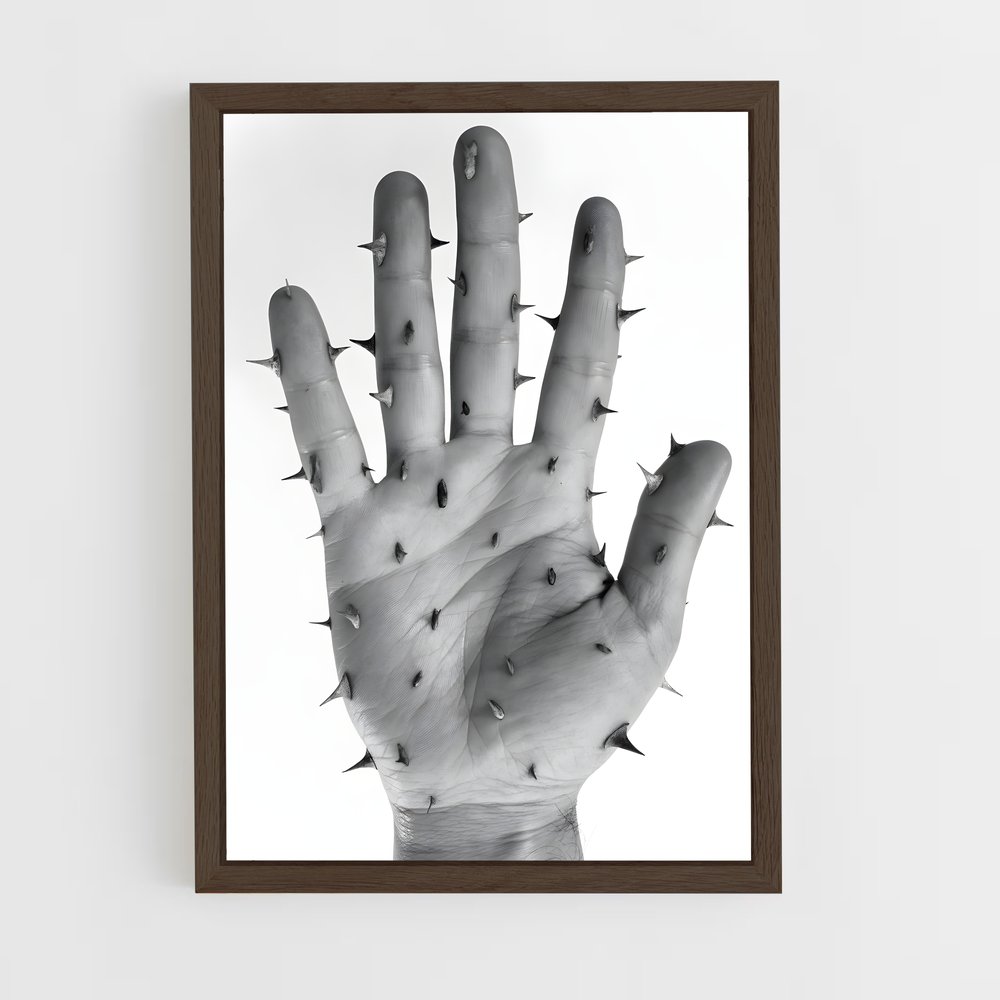 ap-conceptual art-4 cadre Bois foncé