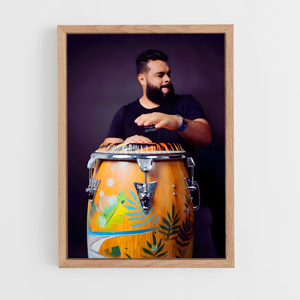 ap-congas-3 cadre Bois clair