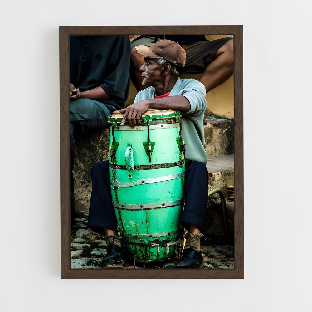 ap-congas-5 cadre Bois foncé