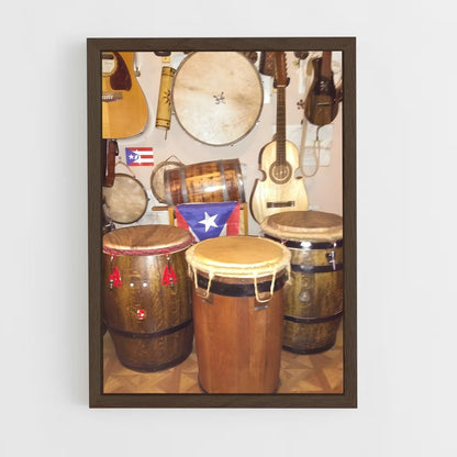 ap-congas-6 cadre Bois foncé