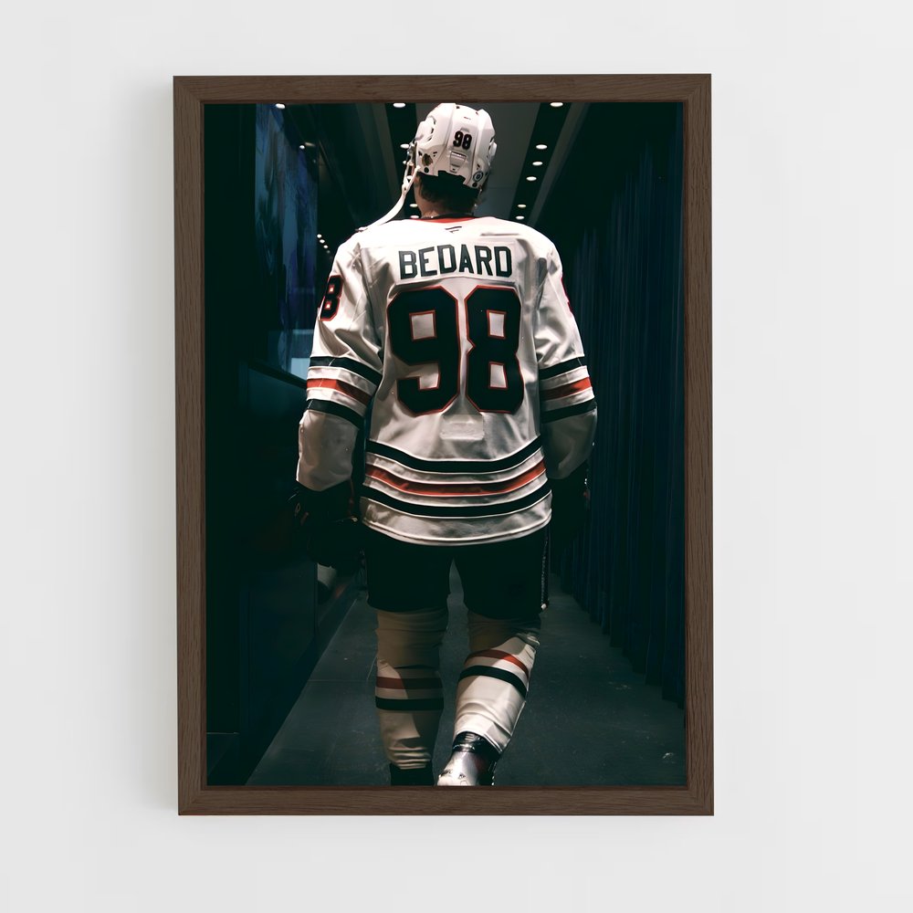 ap-connor bedard-1 cadre Bois foncé