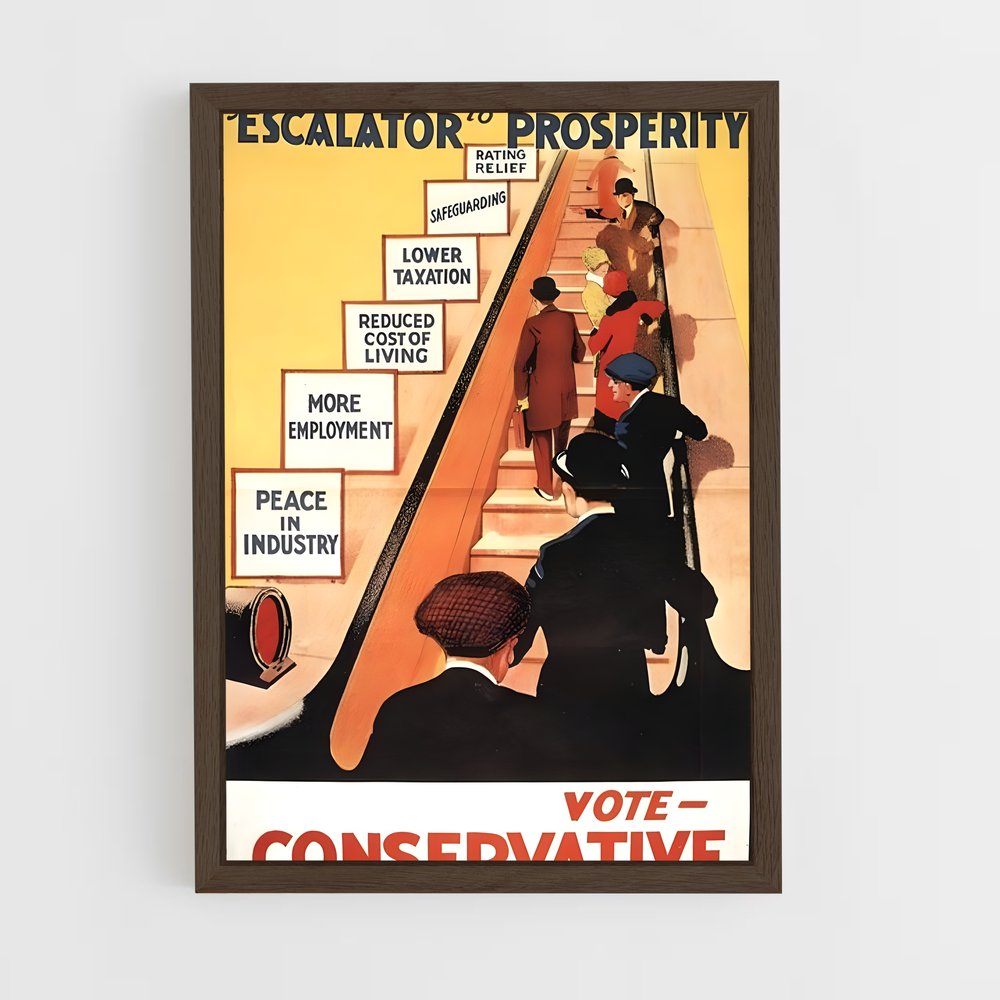 ap-conservative party uk-1 cadre Bois foncé