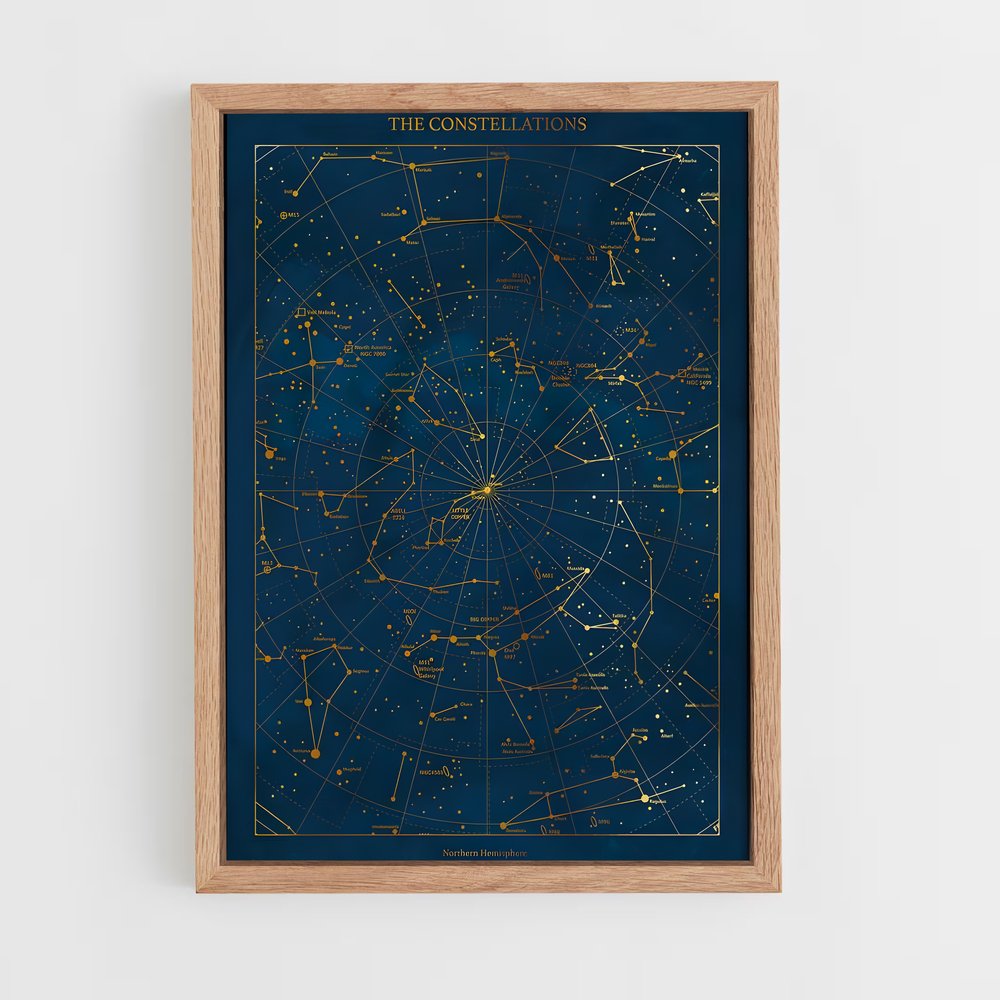 ap-constellations-10 cadre Bois clair