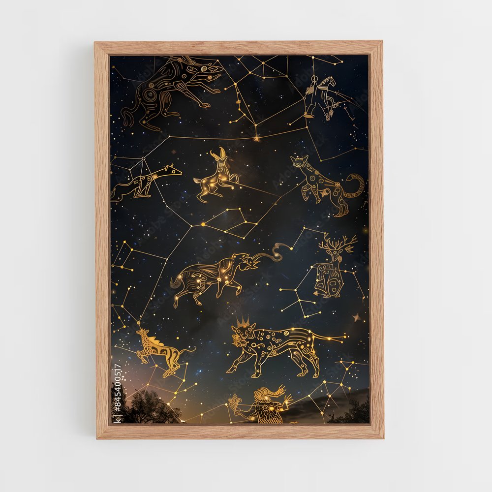 ap-constellations-2 cadre Bois clair