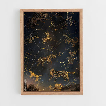 ap-constellations-2 cadre Bois clair