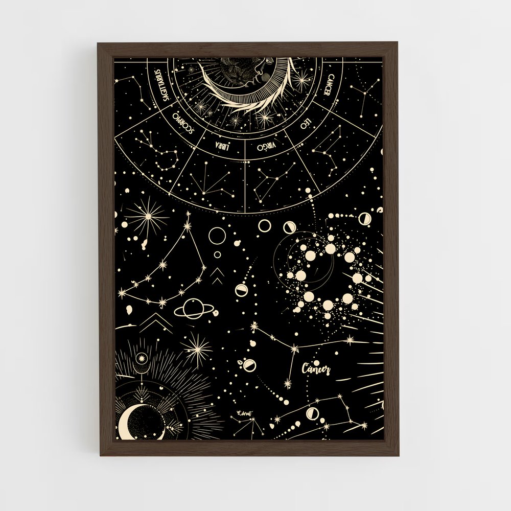 ap-constellations-7 cadre Bois foncé