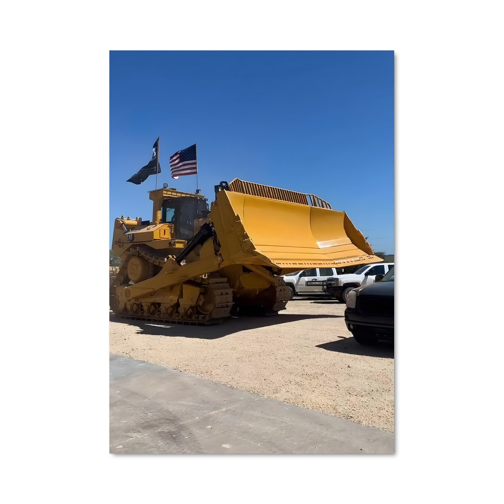 Poster Bulldozer en Action