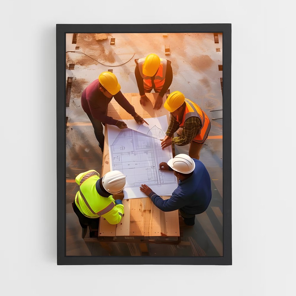 ap-construction worker-10 cadre Noir