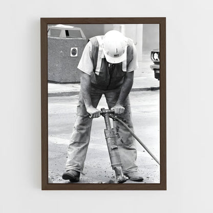 ap-construction worker-11 cadre Bois foncé