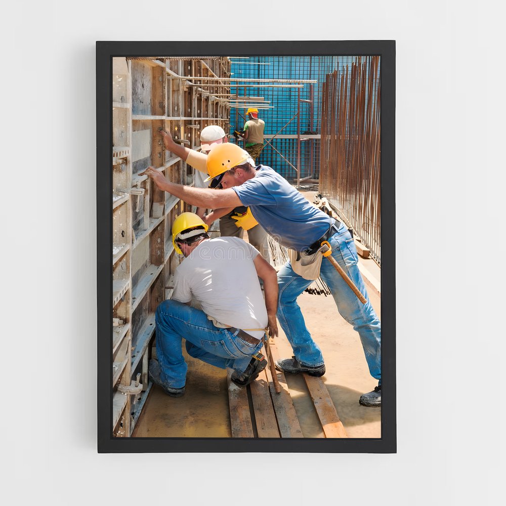 ap-construction worker-12 cadre Noir