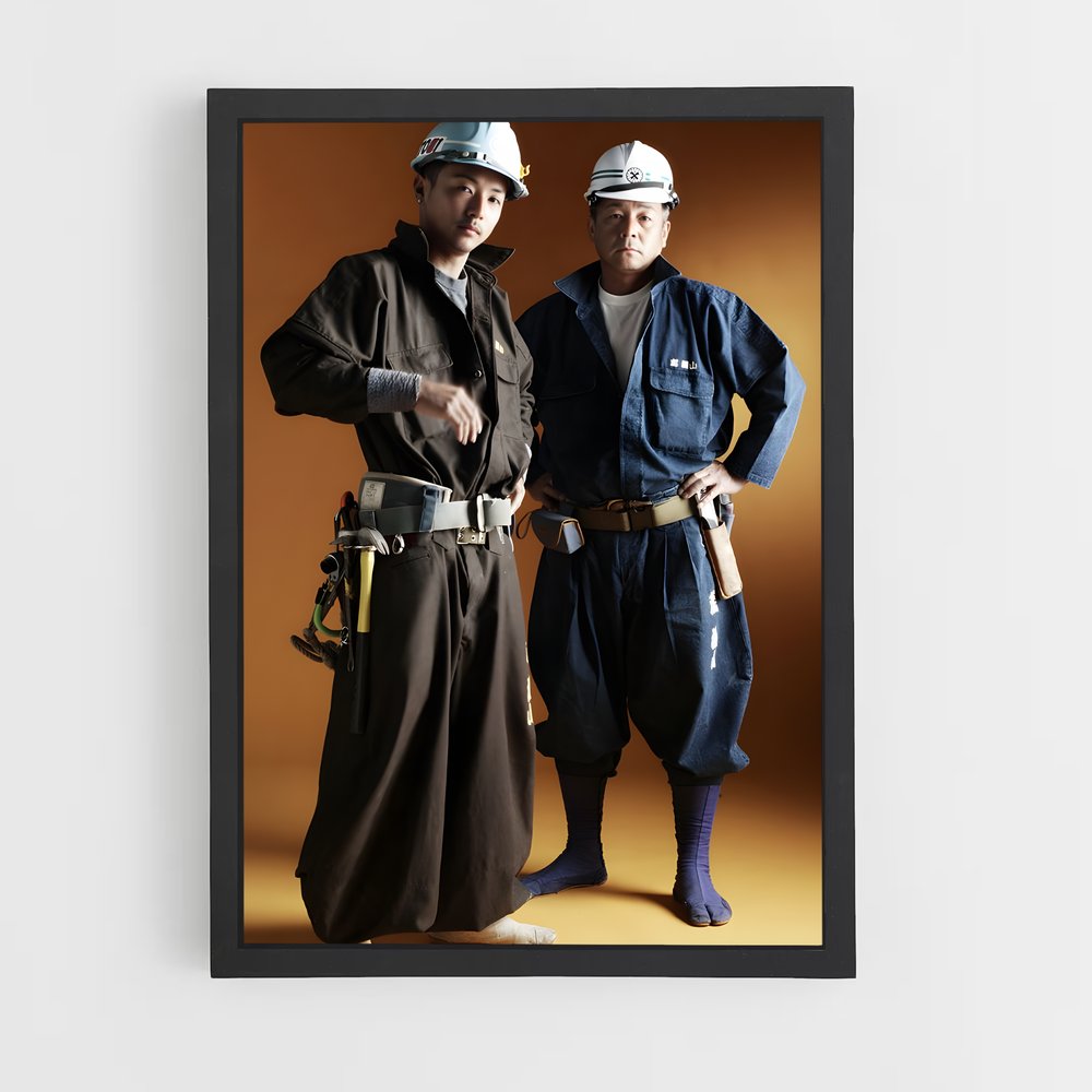 ap-construction worker-3 cadre Noir
