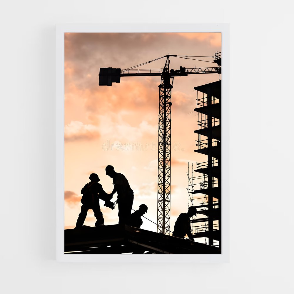 ap-construction worker-9 cadre Blanc