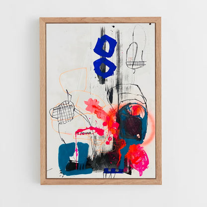 ap-contemporary art-1 cadre Bois clair
