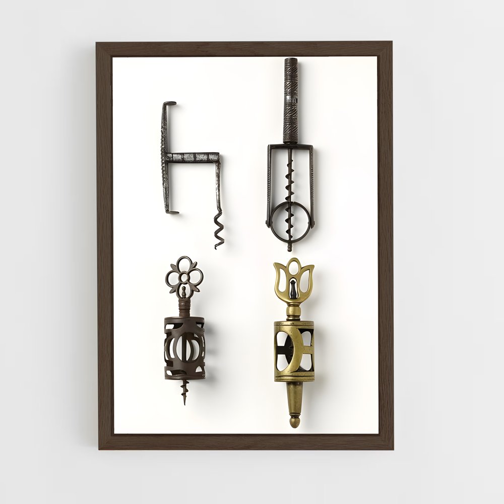 ap-corkscrew-3 cadre Bois foncé
