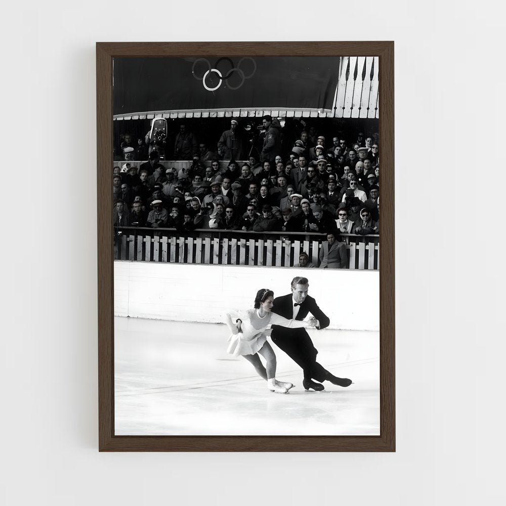 ap-cortina d'ampezzo 1956-2 cadre Bois foncé