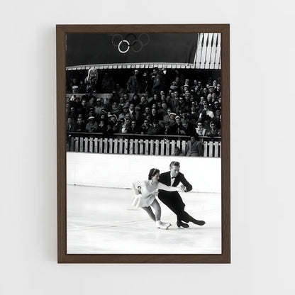 ap-cortina d'ampezzo 1956-2 cadre Bois foncé